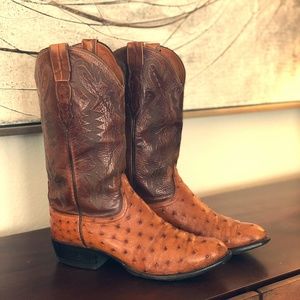 Lucchese Cowboy Boots - Full Quill Ostrich